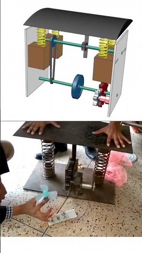 How This Spring Generator Actually Works! ⚙️💡 | Mechanism #shorts