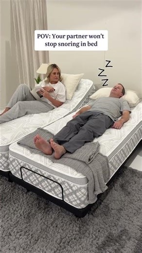 Snoring Problem? Adjustable Beds Have a Solution 😂