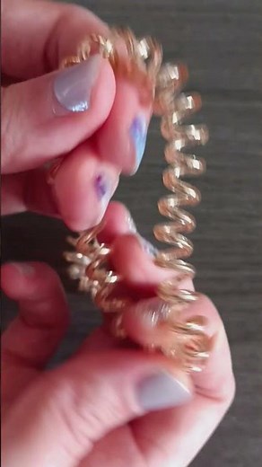 invisibobble Original Traceless Spiral Hair Ties with Strong Grip, Bronze Me Pretty Review