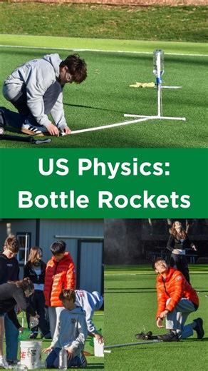 San Domenico School on Instagram: "Newton’s laws, but make them fly. Ninth graders in Physics took learning outside with a water rocket launch, designing and building pressurized bottle rockets to test motion and force in real time. As part of their study of Newton’s Second and Third Laws, mass, pressure, and equal-and-opposite reactions jumped off the page and into the sky. After two days of building and testing, launch day was pure payoff. Rockets popped, water sprayed, and physics became some