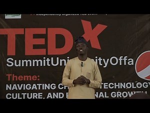 Cross-Cultural Communication: The Missing Link for Global | Aliyu Yusuf | TEDxSummit University Offa