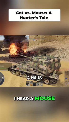 Hilarious Mouse Encounter in War Thunder Gameplay