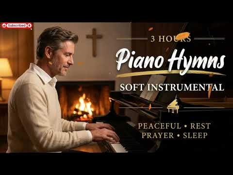 2 Hours Peaceful Hymns Piano - Soft Instrumental for Rest | prayer sleep stress relief calming