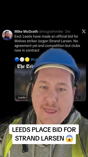 Leeds United Bids for Strand Larsen from Wolves