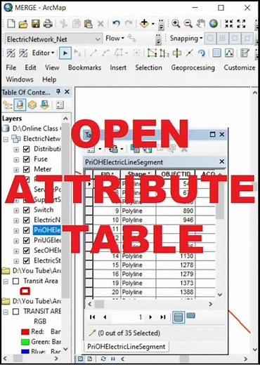 Open Attribute Table in ArcGIS #ArcGIS #AttributeTable #GISData #spatialanalysis #sorts #trending