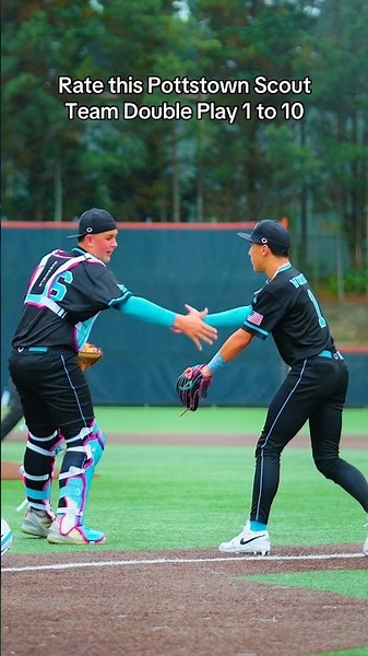 Pottstown Scout Team’s INSANE DOUBLE PLAY To WIN GAME 1! #shorts