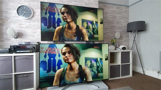 QLED vs OLED Xbox One X Gaming Test: Resident Evil 3 Visual Showdown