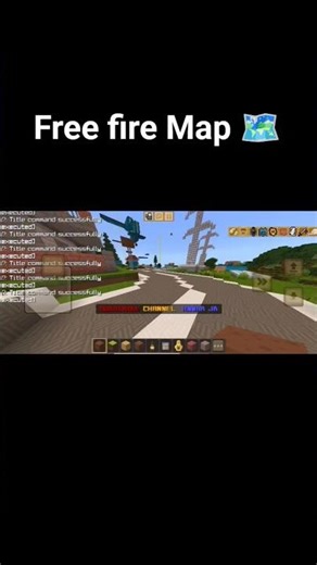 make complete map of free fire in Minecraft 😮#minecraft #trending #gaming #shorts