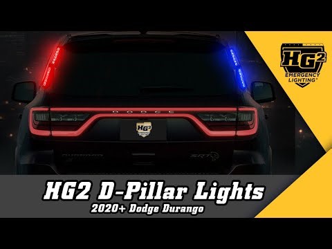 HG2 Emergency Lighting | 2020+ Dodge Durango D-Pillar Lights