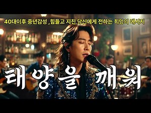 🎵 태양을 깨워-40이후 중년감성 용기,희망적인 발라드 | 한국 발라드부터 사극풍 전통 선율까지 🎵#감성발라드 #중년발라드 #힐링음악 #외로울때 #새벽감성 #힘이되는노래#희망메시지