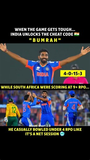 Jasprit Bumrah — India’s Ultimate Cheat Code When Pressure Hits 🇮🇳🔥