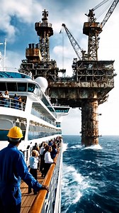 59K views · 78 reactions | Cruise Ship Loses Control, Hits Offshore Oil Platform! | Ship Disaster | Facebook