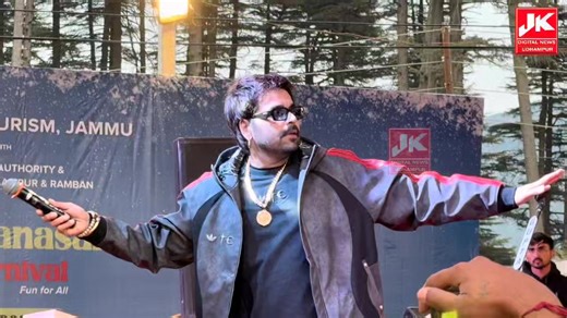 This winter hit different ❄️🔥 ninja live at Patnitop Sanasar Winter Carnival Powered by J&K Tourism | JK Digital News Udhampur