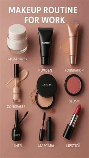 MAKEUP ROUTINE FOR WORK #makeup#beauty #smallbusiness #diymakeup #makingcosmetics #trending #shorts