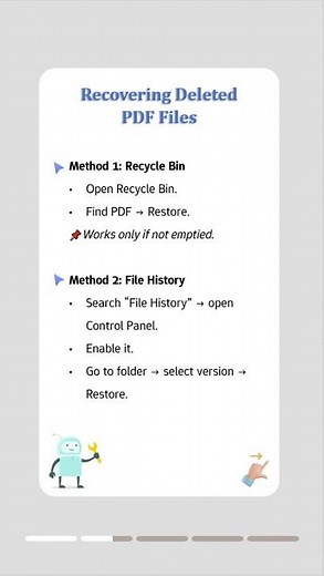Recover Your Lost PDF: Deleted, Unsaved, or Corrupted! #pdf #windowstips #filerecovery