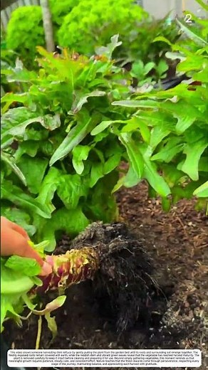 Vegetable Harvesting: How Manual Pulling Transforms Mature Plants into Fresh Produce