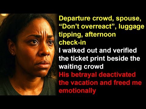 At my airport check-in I saw his mom waiting, so I walked out, and what happened nextshockedeveryone