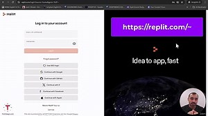 Your First Application  1 -Sign up to Replit