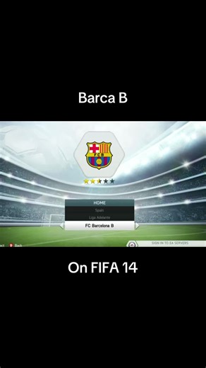 The Barcalona B Team on FIFA 14, who has had the best career ? Let me know #Fifa14 #Barcelona #barcelonaB #barca #eafc