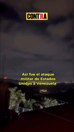 Contra on Instagram: "¡IMÁGENES MUY SENSIBLES! 🚨 Usuarios en redes sociales difunden videos del ataque militar de Estados Unidos a Venezuela. ⚠️🇻🇪🇺🇸"