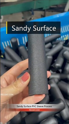 sandy surface pvc sleeve dipping production process #dipmouldmachine