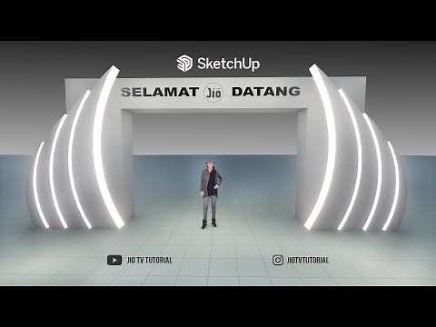 MENDESAIN WELCOME GATE KEREN DENGAN GOOGLE SKETCHUP
