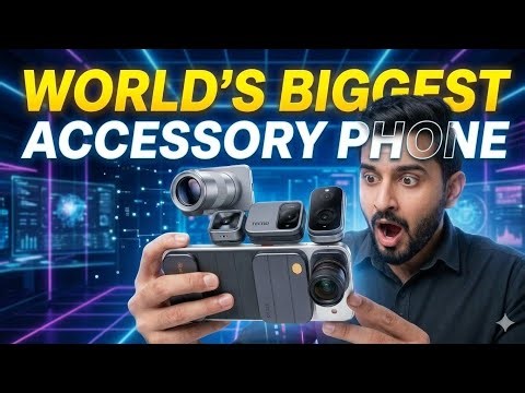 futuristic smartphone | Tecno atom new mobile phone | tecno modular