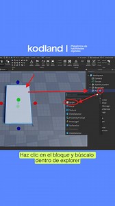 🌈 En este tutorial verás cómo, con unos pasos simples en Roblox Studio, se puede crear un bloque mágico que cambia de color. 🎮✨ Eso que parece solo un juego es, en realidad, el inicio de algo mucho más grande: aprender programación, diseño y creatividad digital. 🚀 En Kodland, niños y adolescentes aprenden creando sus propios proyectos y desarrollan habilidades que les servirán para el futuro mientras se divierten. 👉 Inscribe a tu hijo en una clase gratuita comentando INFO #ProgramaciónParaNi