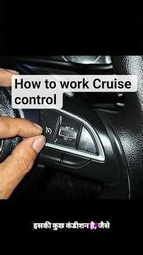 how to work Cruise control #car #shorts #youtubeshorts #trendingvideo