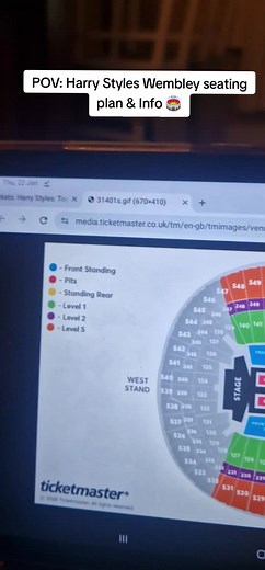 Harry Styles Wembley Seating Plan and Concert Info