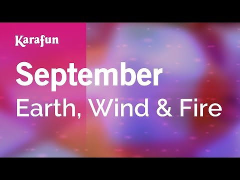 September - Earth, Wind & Fire | Karaoke Version | KaraFun