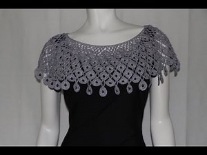 How to knit Crochet Neck step by step