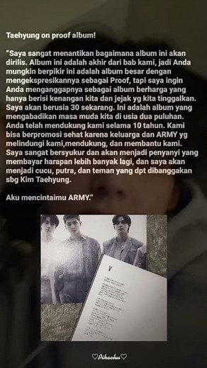 Taehyung On Prof Album 💜