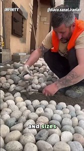 How Pebble Stone Floors Are Made 🪨#shortvideo #shorts