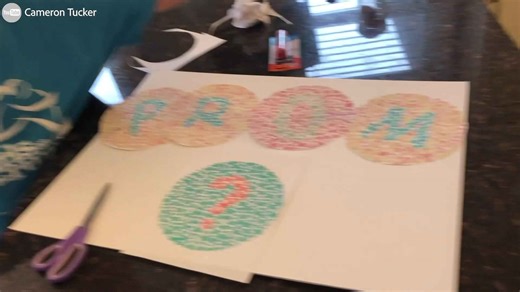 Creative promposal features color blind glasses for a unique twist