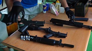 【転載】韓国産銃器「K1A」＆「K2C1」銃身交換射撃