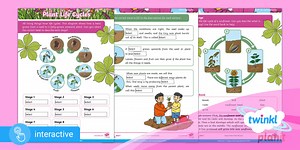 Interactive PDF: Home Learning: Science: Year 2: Plant Life Cycle
