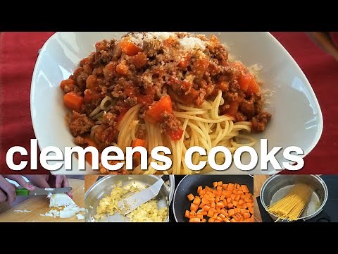 Pasta Asciutta ( Spaghetti Bolognese ) kochen | clemens cooks [ german / deutsch ]