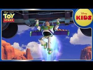 Great Buzz Infinity and Beyond Moments 💫 🚀 | Pixar's Toy Story | ‪@disneykids‬