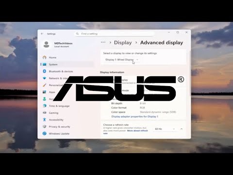 How to Change Monitor Refresh Rate on ASUS Laptop [Tutorial]
