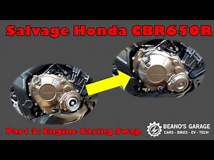Salvage Honda CBR650R Rebuild - Part 3: Engine Casing