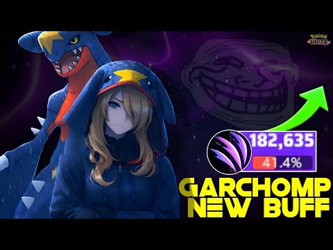 180K+ DAMAGE !!! IS GARCHOMP REALLY GOT BROKEN BUFFS ??? 🤔 | POKEMON UNITE