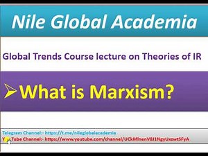 Global Trends: Chap 1 What is #Marxism?