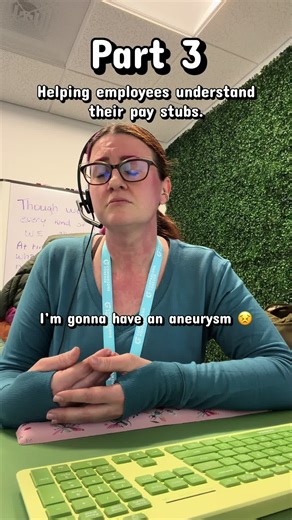 I’ve had to explain pay stubs to multiple people. Are they confusing? YES! Usually people understand after I explain it, but this was by far the most challenging pay stub conversation I’ve ever had. #homecare #worklife #workplace #laoficina #iquit I tried