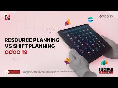 Resource Planning vs Shift Planning in Odoo 19 – Explained | Odoo 19 | Odoo 19 Functional Tutorial