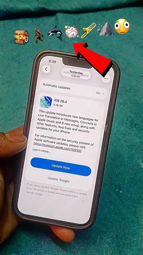 iOS 26.4 😳 Ye 8 Emoji Sab Use Kar Rahe! #shorts