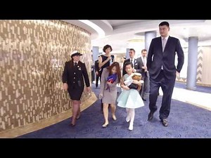 Majestic Princess Naming Ceremony Featuring Yao Ming