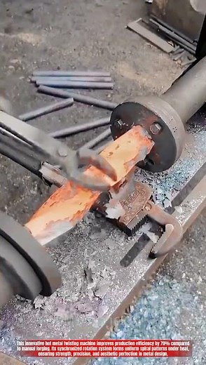 Smart Innovative Hot Metal Twisting Machine: Precision Forging Spiral Technology