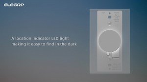 ELEGRP Rotary Dimmer Switch with Night Indicator Light, Push On/Off, Single Pole/ 3-Way, White/Ivory/light Almond (2-Pack) DM102SL-WH2