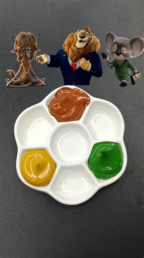 ZOOTOPIA 2 colouring mixing ( 85) #toys #slime #disney #satisfying #colormixing #zootopia2 #doll